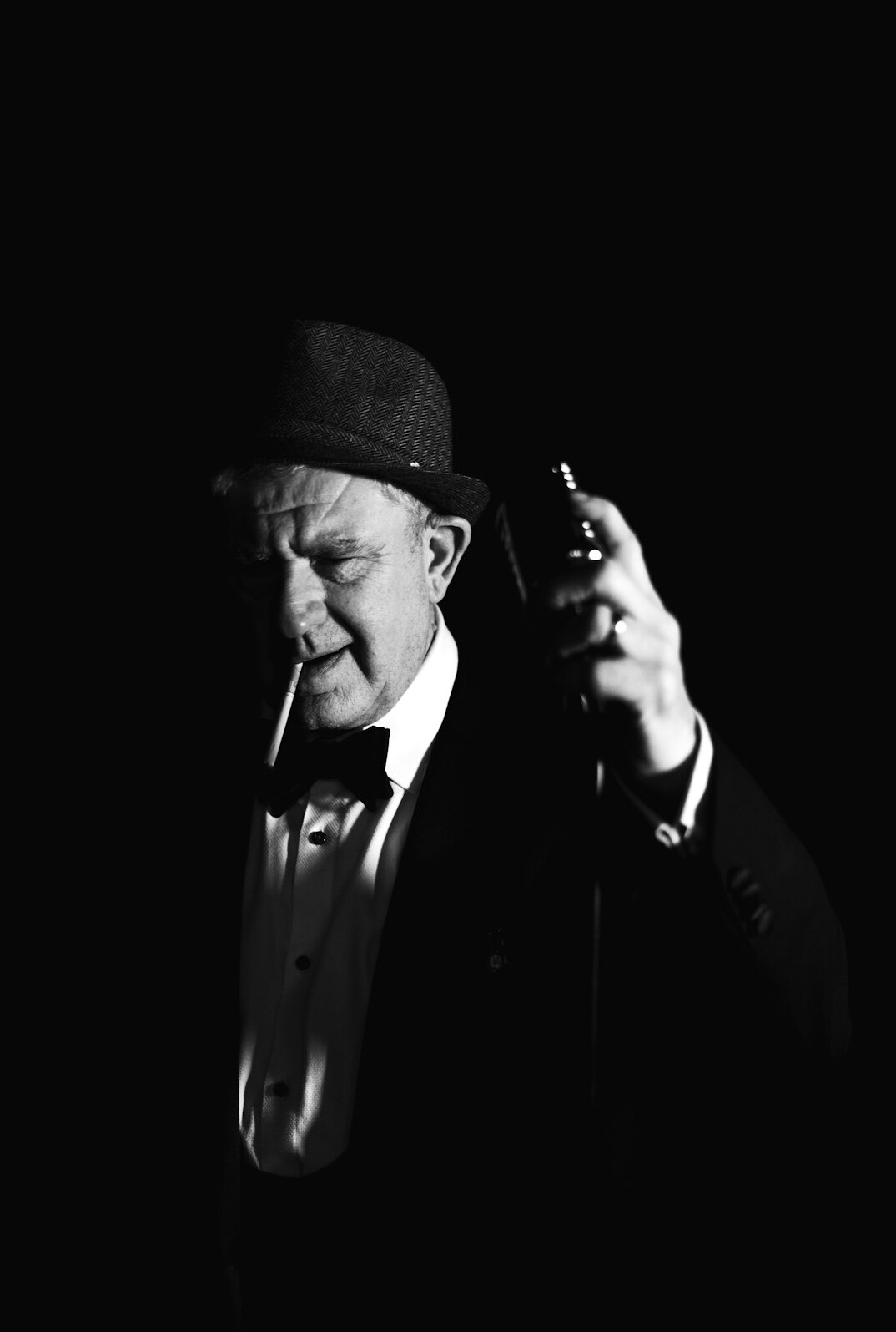 noir detective with cigarette