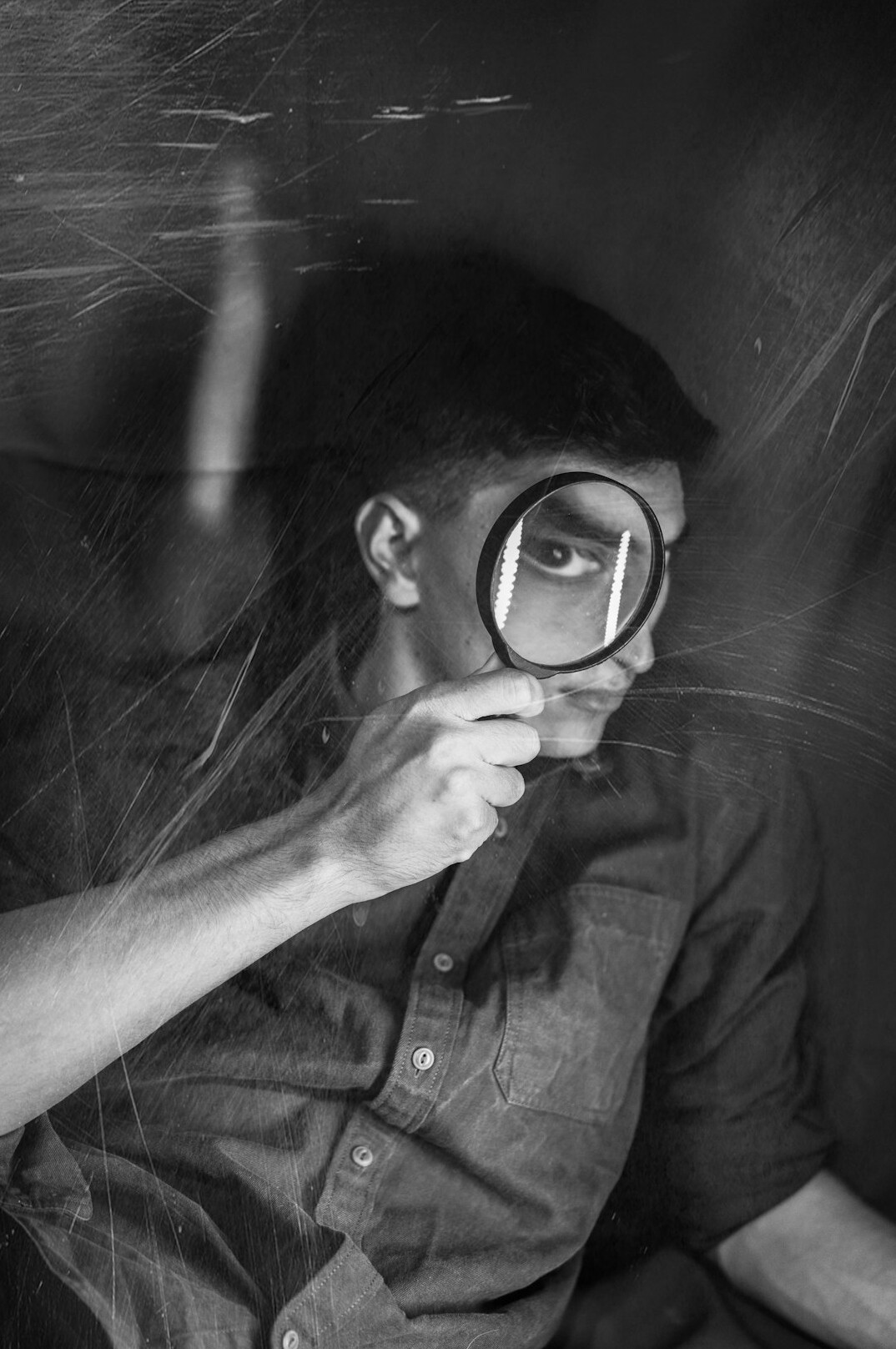 detective investigating unsolved case